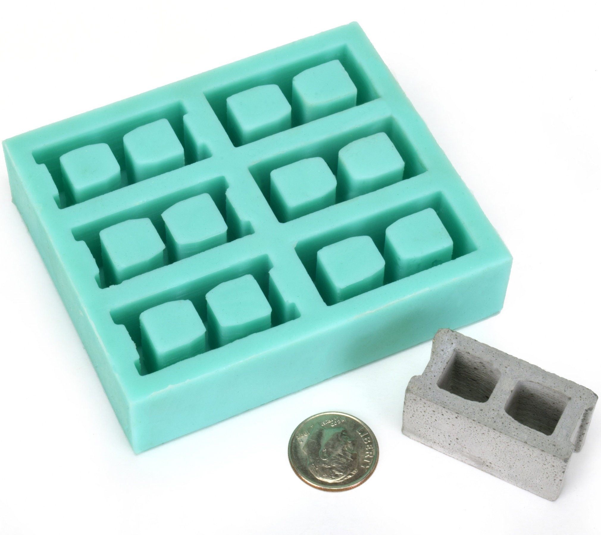 Miniature Cinder Block Mold 112 Scale Silicone Rubber. A Etsy