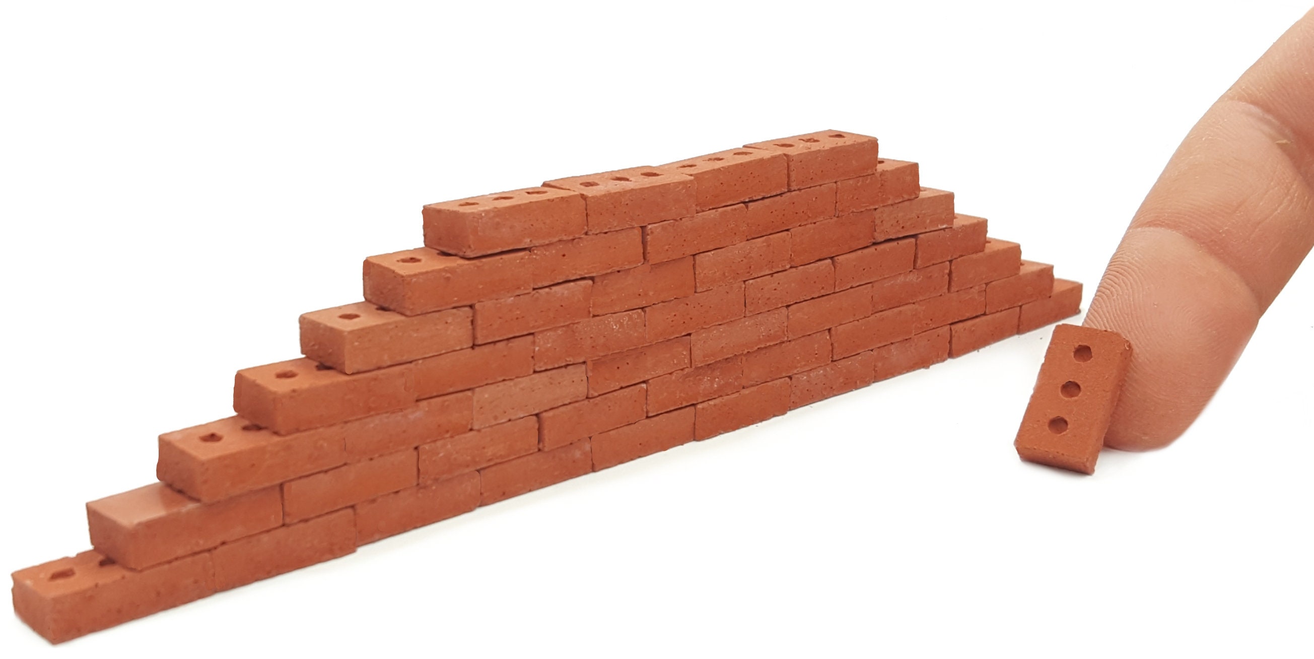 Multi Red Bricks - Small Pack of 50