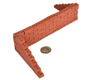 Acacia Grove Mini Red Bricks with Pallet 1/12 Scale 90 Pack 