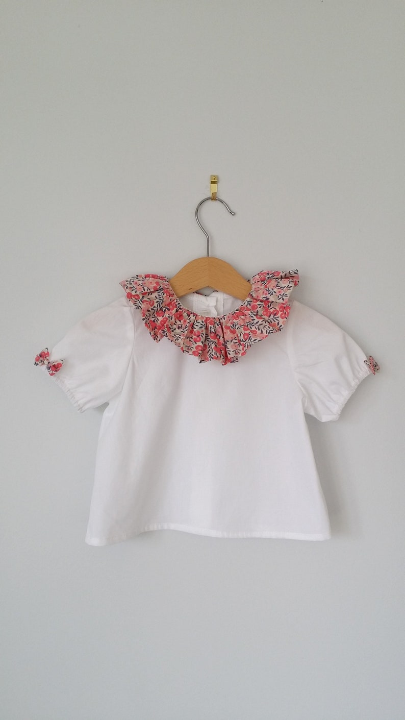 Blouse liberty Wiltshire and organic cotton blouse