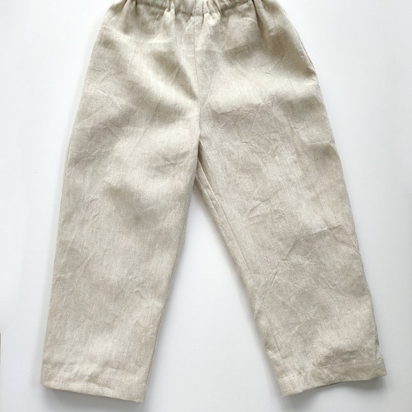 Pantalon en lin pour bébé/garçon