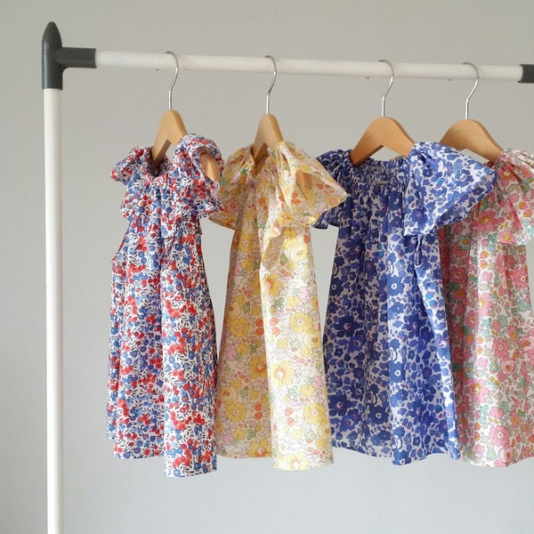 Robe liberty pour bébé et fille