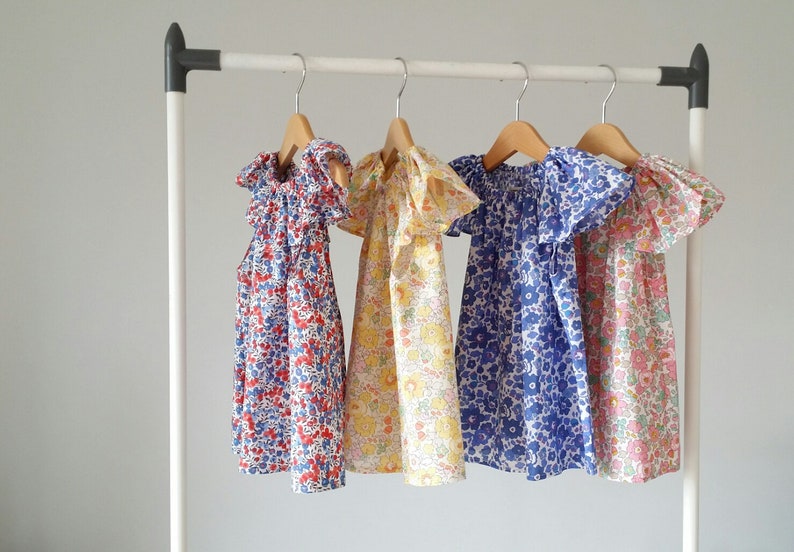 Robe liberty pour bébé et fille image 1