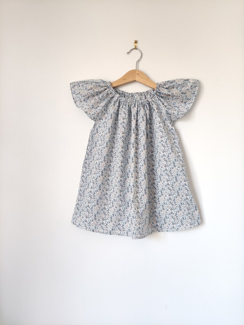 Robe liberty pour bébé et fille image 4