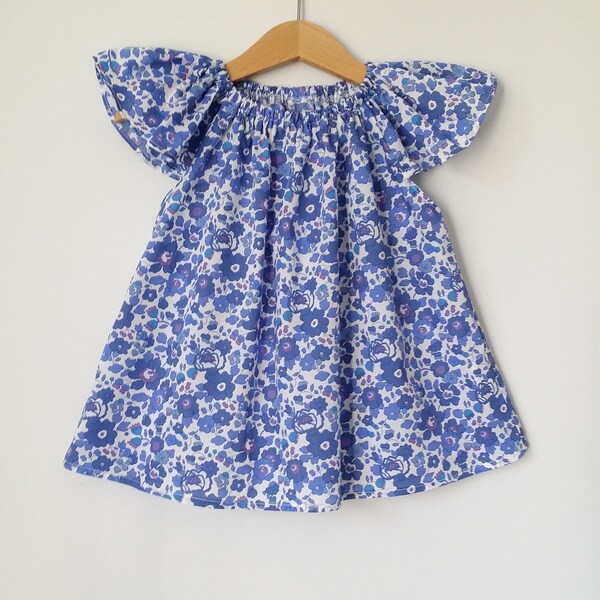 Blouse liberty pour bébé/fille