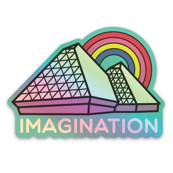 Imagination Holographic Sticker