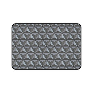 Spaceship Earth Pattern Desk Mat