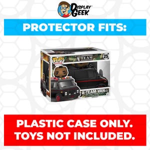 Pop Protector for A-Team Van with B.A. Baracus #25 Funko Pop Rides on The Protector Guide App by Display Geek