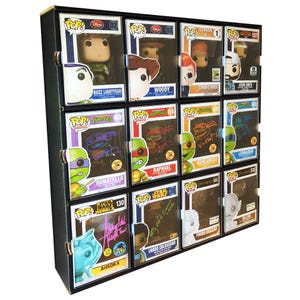 KUBBIE DLX - In Box Display Case for Funko Pops, Wall Mountable & Stackable Pop Shelf, Cardboard