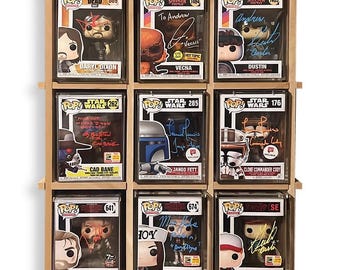 Kubbie Display Case 3x3 for Funko Pops in Hard Stacks and Pop Armor