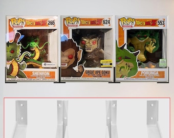 3D Floating Pop Shelf for 6 inch Super Size Funko Pop Boxes (Shelf Size: 3in high x 4in deep)