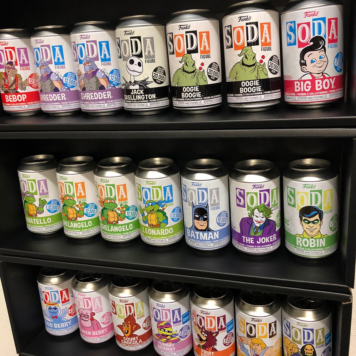 SODA 3 pack Single Row Display Cases for Funko Soda Wall Etsy