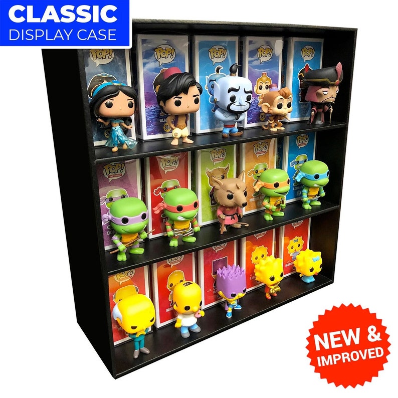 CLASSIC 2.0 Display Case for Funko Pops, Wall Mountable & Stackable Toy Shelf, Corrugated Cardboard image 1