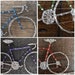 Bike Art/ Custom/ bicycle art/ wire string art/ wall art/  unique bike art/ road bikes/ cycling/ wall art/ unique art 