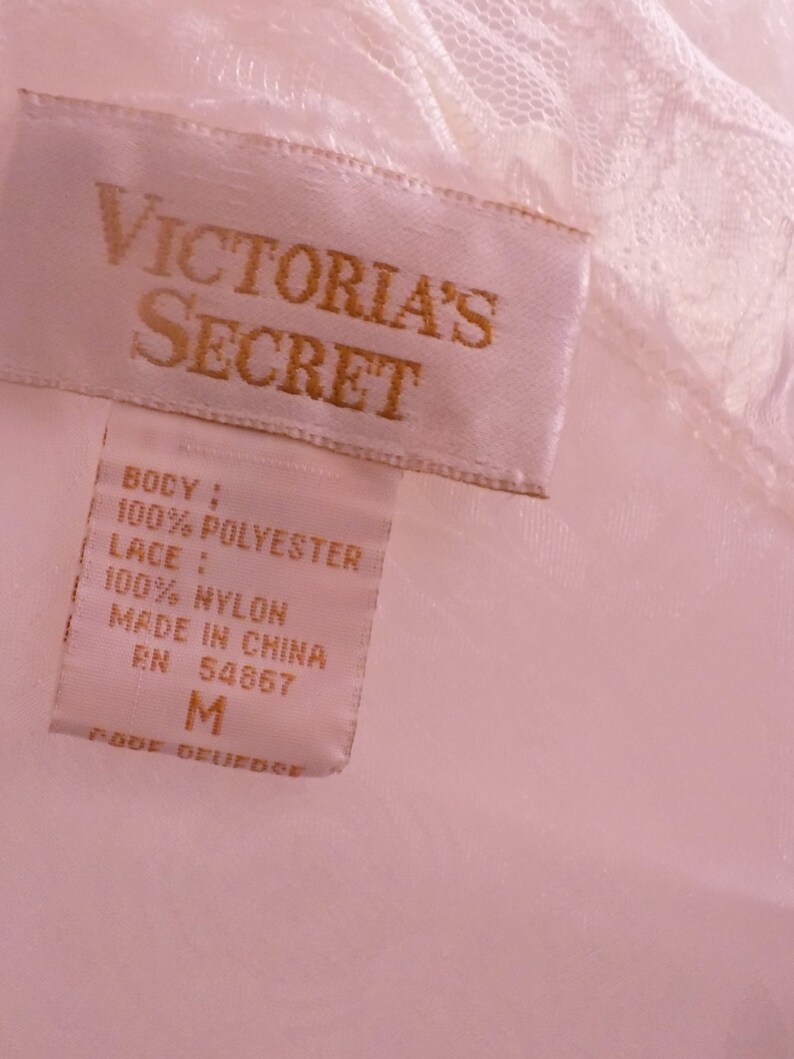 Victoria/'s Secret Cami Size Medium Victoria/'s Secret Vintage Ivory Jacquard Camisole