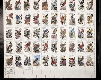 1982 20c State Birds and Flowers  Sheet of 50  #1953-2002