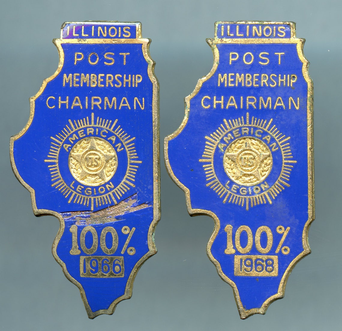 Vintage American Legion Illinois State Post Membership Etsy