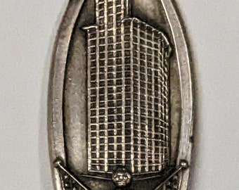 Seattle Washington Smith Tower Sterling Silver Souvenir Spoon Joseph Meyer Bros