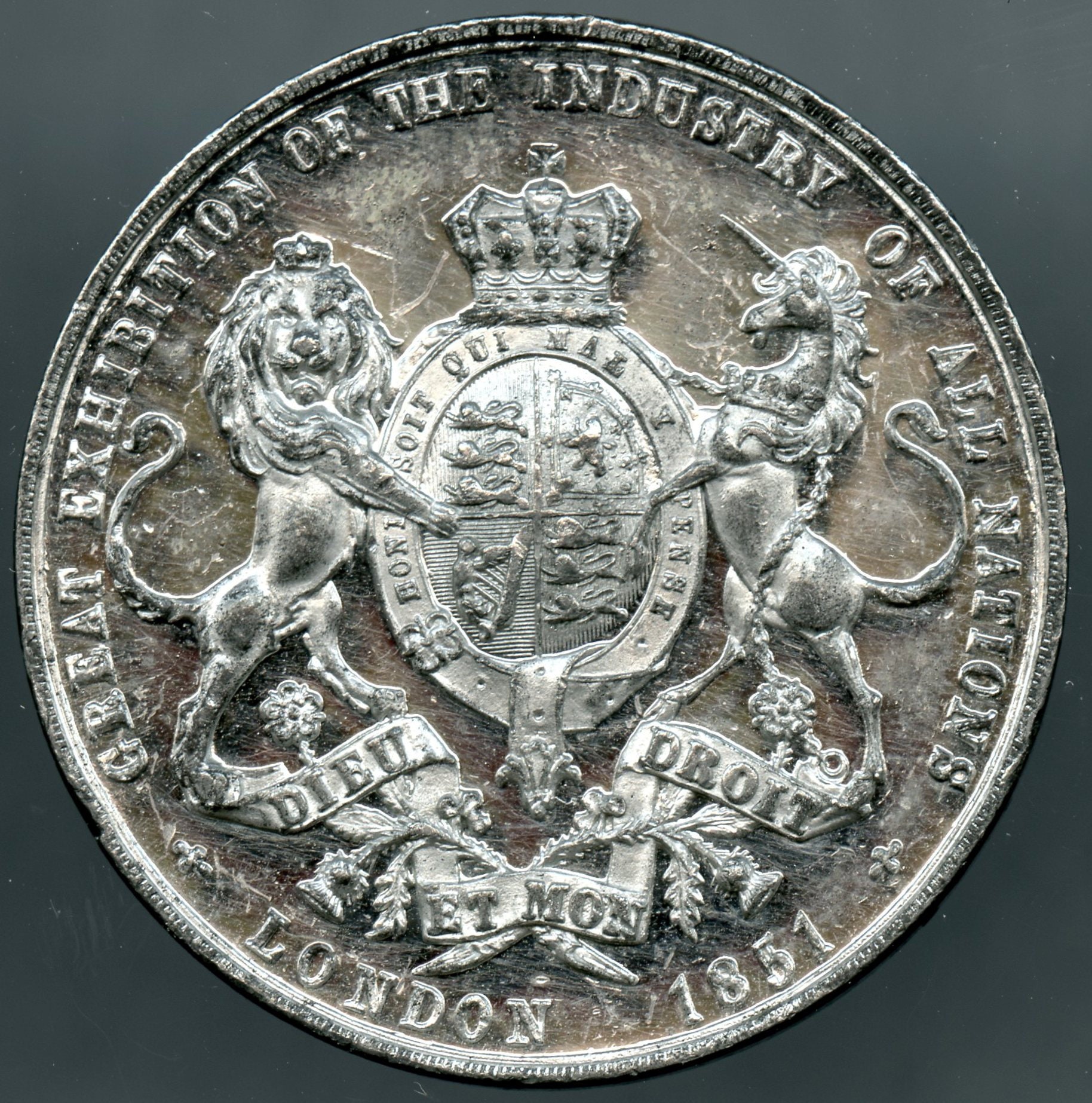 1851 Great Britain – Prince Albert Industrial Exhibition Medal - Etsy