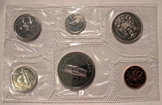 1977 CANADA Mint Proof Like Set Uncirculated with COA and Envelope