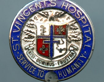 Hospital Service Pins, St Vincent's and Barberton Citizens - 4 Like Design pin lot