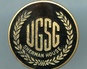 UGSG Sherman House Pin, Made by the Green Duck Company, Chicago