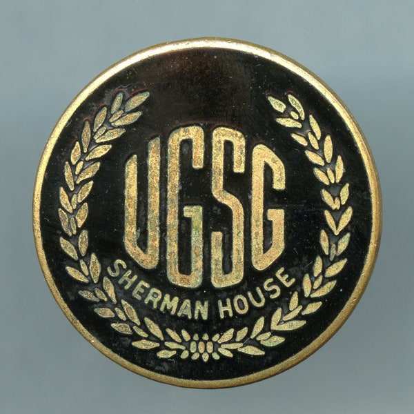 UGSG Sherman House Pin, Made by the Green Duck Company, Chicago