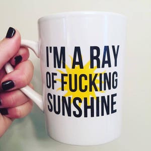 I&#39;m a ray of fu&*ing  sunshine MUG