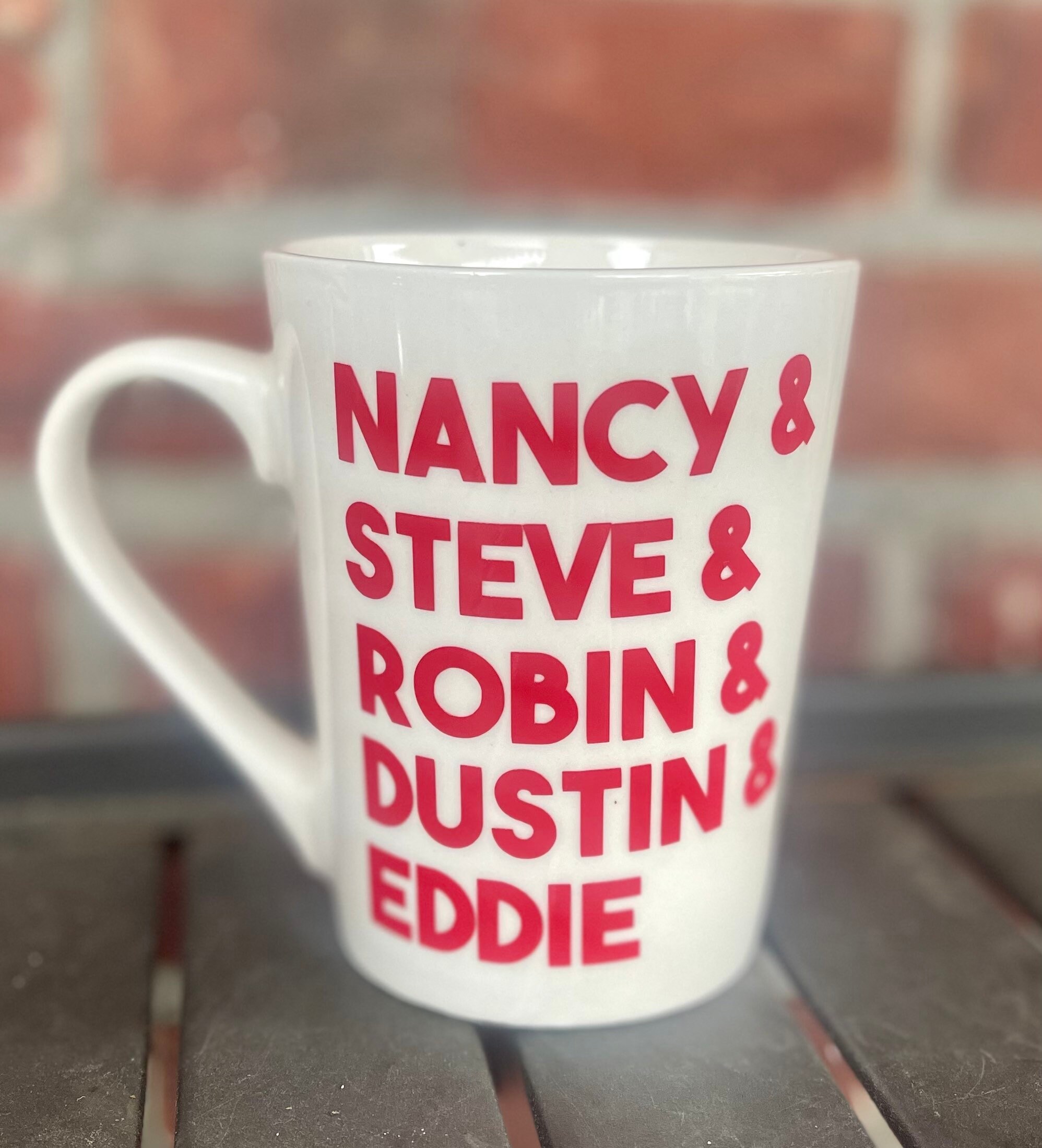 STRANGER THINGS MUG DUSTIN SHES OUR FRIEND AND SHES CRAZY 11 GIFT 