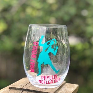 Troop Beverly Hills wine glass