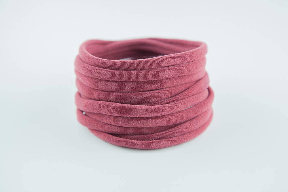 WHOLESALE burgundy Nylon headbands BULK nylon baby headband Etsy