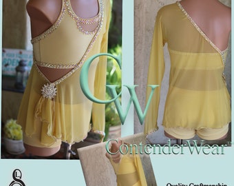 Buttercup Custom Dance Costume lyrical contemporary acro child medium