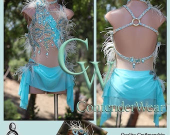 Costume da ballo personalizzato lirico medio per bambina Heavenly Stairway to Heaven