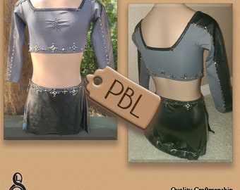 PBL Bullet Train Child Medium Dance Costume lyrical contemporary tap jazz warrior