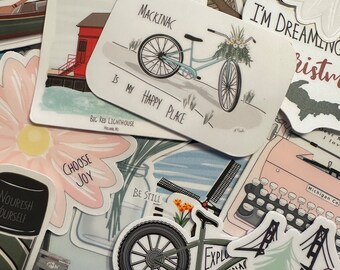Sticker Bundle - Random Grab Bag Stickers - Overstocked Stickers - Sticker Deal