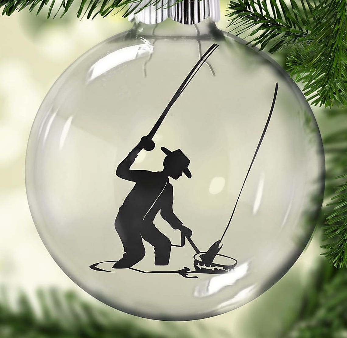 Fly Fishing Christmas Ornament Fishing Ornament Fishing Etsy