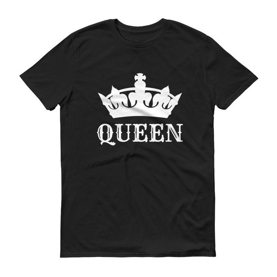 QUEEN グラフィックTシャツ Crown QUEEN T-shirt Wife Gift Anniversary Women's Graphic Tee