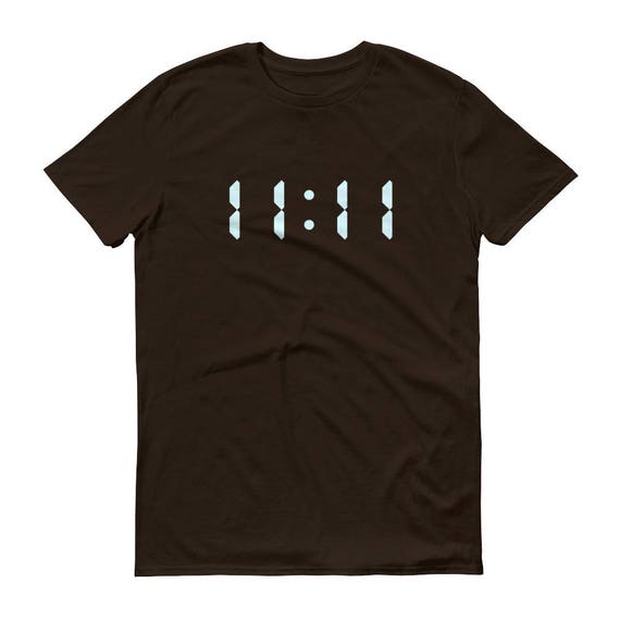 11 11 numerologie SynchronicitylFunny chemise Unisexe Vetements Chemise homme Chemise femme TShirt tendance Cadeaux pour lui et elle Manches courtes Etsy France