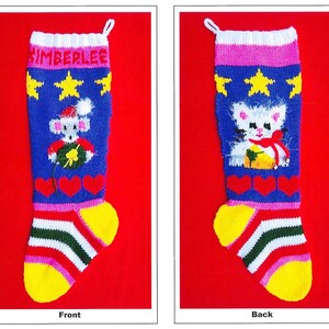 PDF Pattern Only - &quot;Do Unto Others&quot; Christmas Stocking Pattern