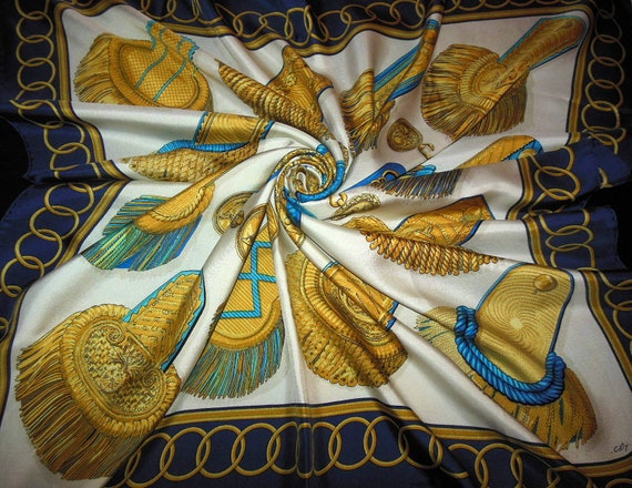 hermes scarf vintage patterns