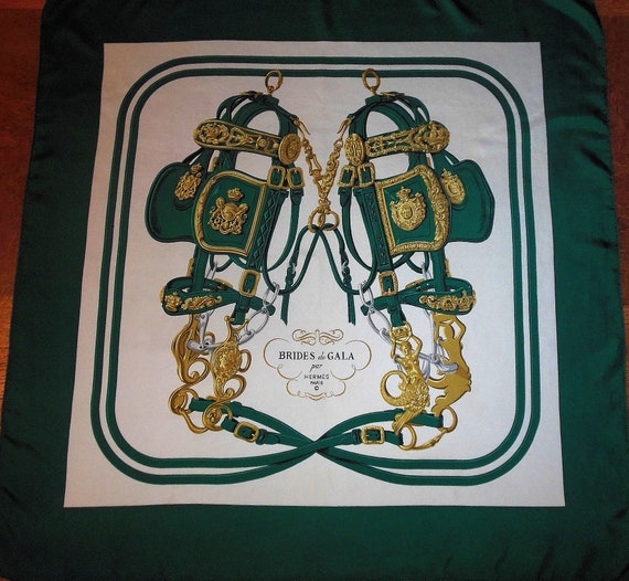 HERMES Scarf " Gala Brides" by Grygkar / Silk Scar