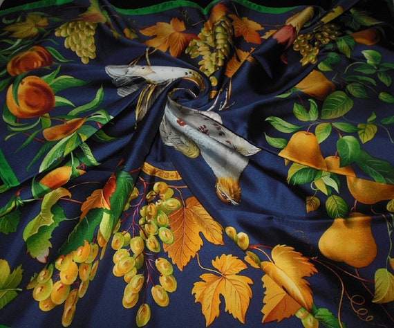 Hermes Scarf "FRUCTIDOR" / Beautiful Silk Scarf He