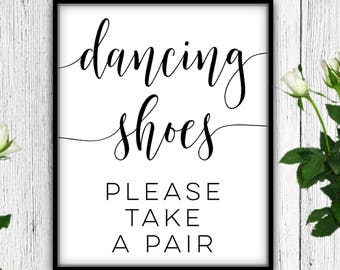 Dancing Shoes Printable, DOWNLOAD, Dancing Shoes Sign, Wedding Dancing Sign, Dancing Shoes Sign Wedding, Dancing Shoes Wedding Sign, Wedding