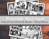 Printable Tarot Deck, Printable Tarot Cards, Tarot Printable, Tarot Print, Tarot Cards Print, Tarot Deck Printable, Tarot Card Printable