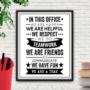 In This Office, In This Office Sign, In This Office We Do Sign, In This Office We Do, In This Office We Believe, In This Office SVG, Office