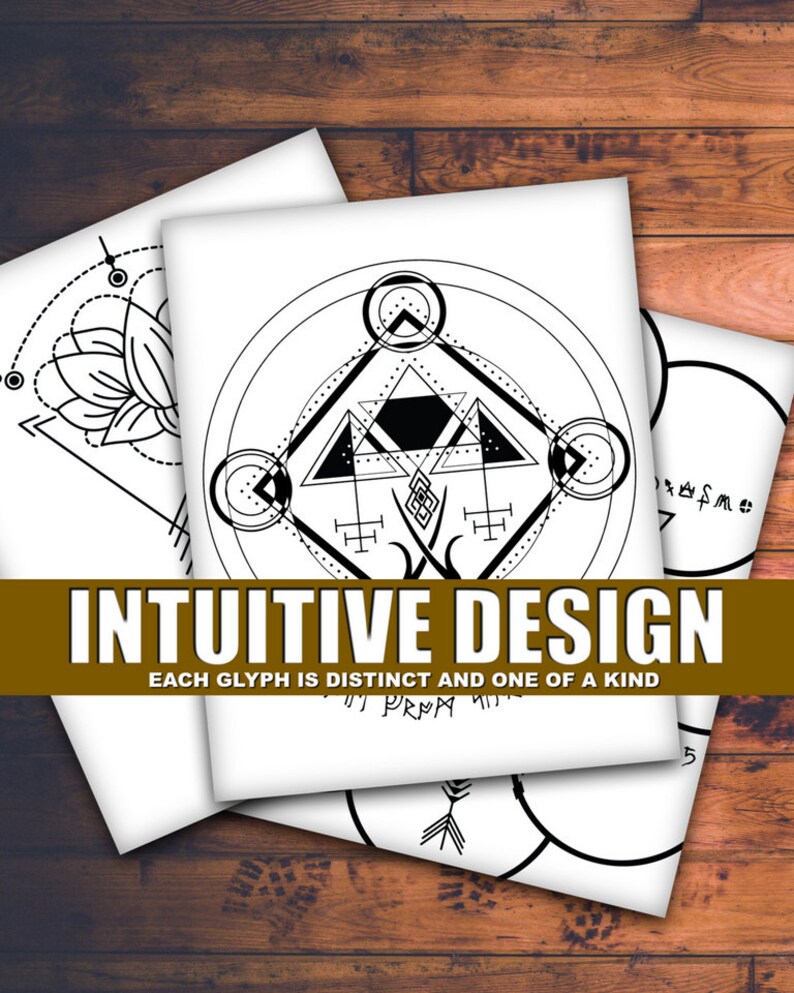 Custom Power Glyph, printable wall art, photo 3