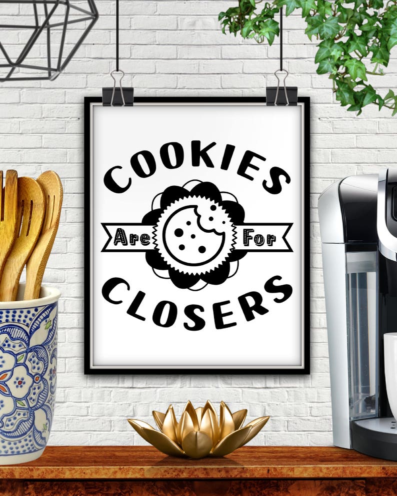 Cookies Are For Closers, DOWNLOAD, Closers, Movie Quotes, Movie Quotes Prints, Movie Quote Print, Movie Quote Art, Movie Quote Signs, Boss image 1