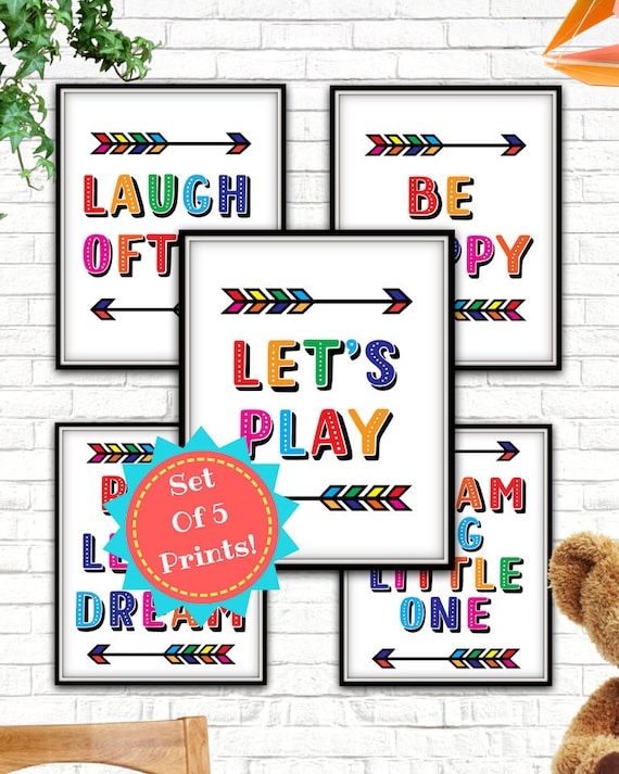 Etsy kids cheap wall art