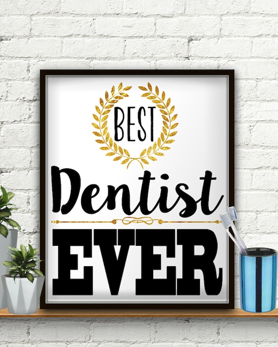 Best Dentist Ever Dentist Gift Gifts For Dentist Dentistry Etsy