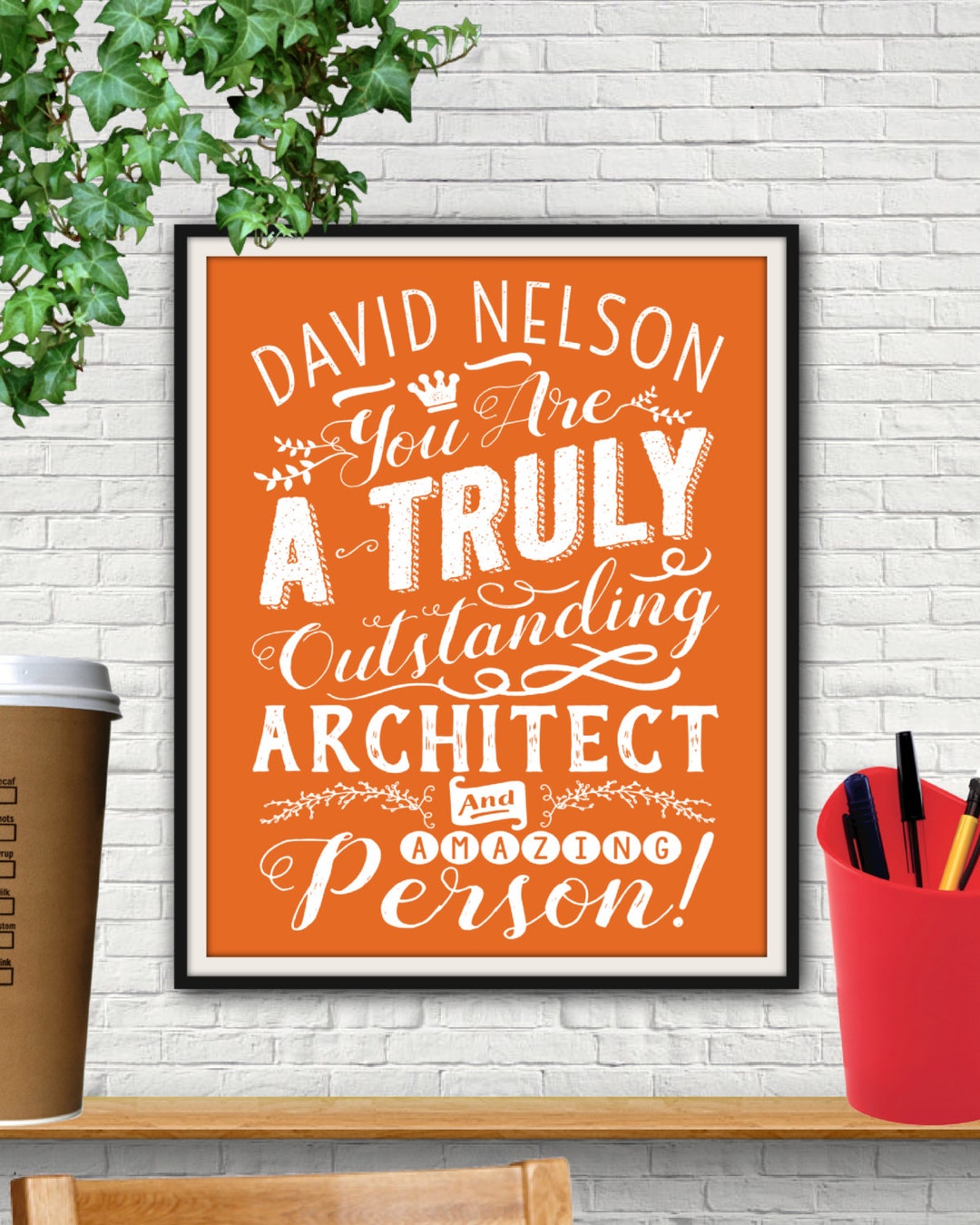 Custom Outstanding Architect Print, Gift for Architect, Architect